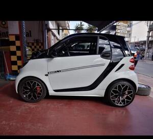 Литые диски R16 Smart Fortwo 451 полированные черные