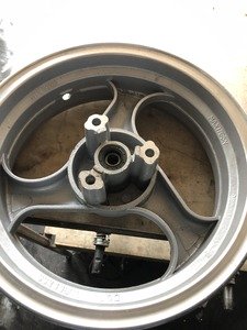 Front wheel disk 2.50 R12 for moped scooter