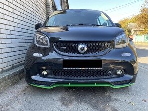 Front bumper with hood and camera Brabus Smart Fortwo 453 Green Flash complete set