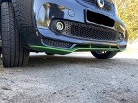 Бампер передній з капотом та камерою Brabus Smart Fortwo 453 Green Flash повний комплект