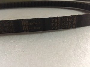Ремень вариатора 16.6*792