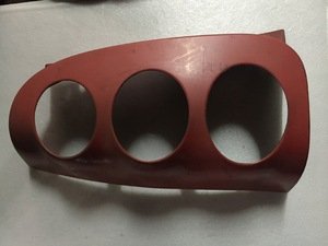 Накладка задней фары левая красная Smart 450