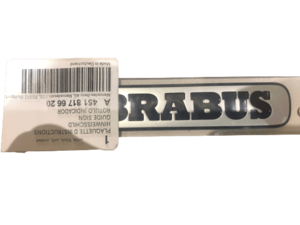 Значок шильдик наклейка Smart Brabus A4518176620