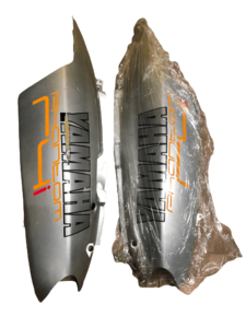 Пластик боковой для китайского скутера новый серый