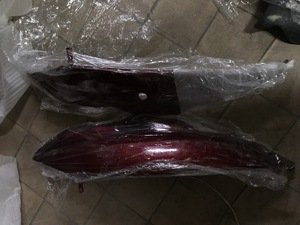 Нижний пластик лыжи Китайский скутер