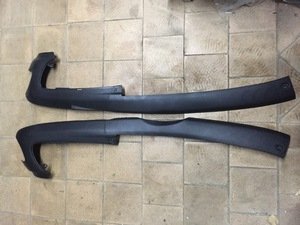 Пластик нижний лыжи боковой Yamaha ZII пара