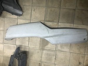 Ski bottom plastic for scooter