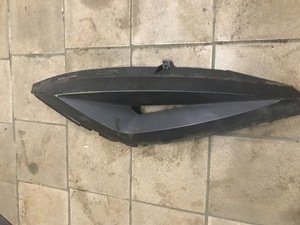 Ski bottom plastic for scooter