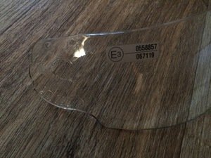 Визор Uvex для мотошлема E3 0558857