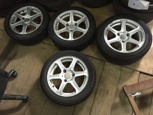 Литые диски с зимней резиной широкие Rial Smart 450 451 Roadster