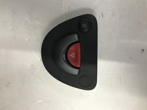 Панель кнопки аварийки сигнала одна кнопка кондиционнр серая синяя Smart 450