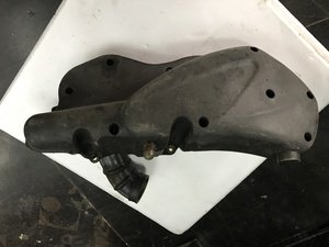 Piaggio air filter housing