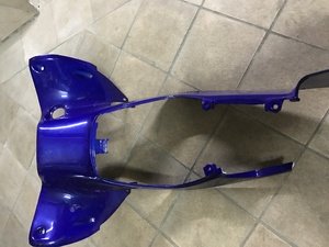Plastic scooter blue