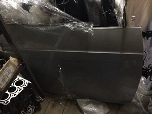 Door right black complete Smart 450 Cabrio