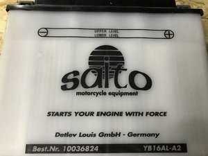 Аккумулятор мото YB16AL-A2