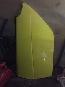 Panel lining on the door left yellow Smart 451