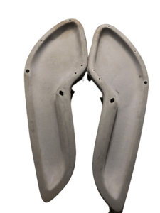 Door card inner lining right gray Smart 450