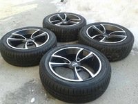 Alloy wheels with summer tires 175/55 195/50 R15 Smart