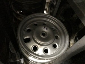 Диск колесный для скутера задний R8