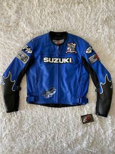 Мотокуртка кожаная Suzuki M Joe Rocket