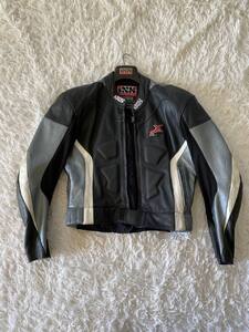 Мотокуртка кожаная IXS 50 серая