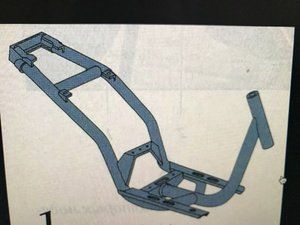 Рама для скутера оригинал